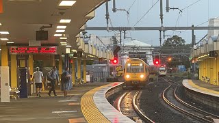 Trains around Brisbane with Gympie North service At Indooroopilly [upl. by Drahnreb]