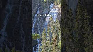 Grassi waterfall yyclife albertaparks mountains naturelovers canadalife mountainer hiking [upl. by Edson]