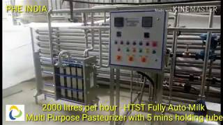 Milk pasteurizer 2000 litres per hour fully automatic [upl. by Dazhehs]