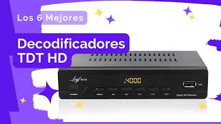 📺👉 6 Mejores Decodificadores TDT HD 💜 Sintonizadores TV Digital ¡No dejes de ver la televisión [upl. by Nywroc]