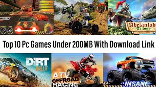 Top 10 PC Games Under 200MB 2021  Low End PC Highly compressed  Part 1 [upl. by Brynna204]