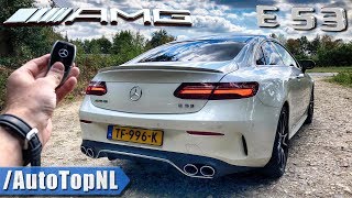 2019 Mercedes E53 AMG Coupe REVIEW POV Test Drive on Autobahn amp Road by AutoTopNL [upl. by Stepha]