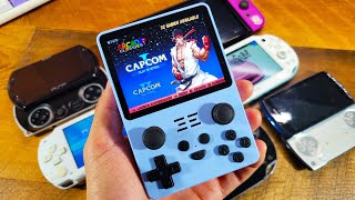 Retro Game Console With Over 20000 Games New Powkiddy RGB20S Unboxing amp Review 2024 [upl. by Riana]