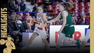 Umana Reyer  Uni Gyor Euroleague Women 202425  HIGHLIGHTS [upl. by Nessie]