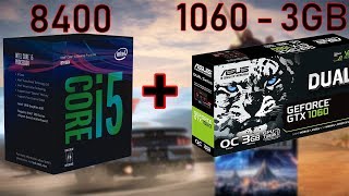 i5 8400GTX 1060 3GB  TEST IN 5 GAMES [upl. by Evot]