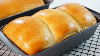 How To Make A Super Soft Milk Bread Loaf  Easy To Make [upl. by Wolsniw]