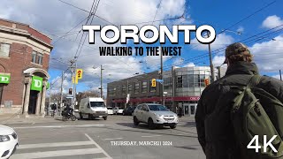 TORONTO DUNDAS WEST 4K WALKING TOUR 2024 [upl. by Ursal607]