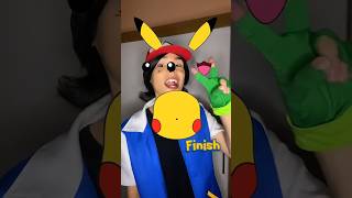 Montando o Pikachu humor youtubeshorts youtubevideos comedia ytshorts pikachu pokemon shorts [upl. by Nairdad]