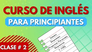 Clase 2 Presentarse y Preguntas Inglés A1 [upl. by Rise979]