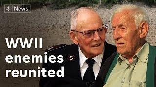 WWII enemies reunited in DDay anniversary [upl. by Ytrebil]