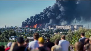 Ukrainian F16 fighter jets DESTROY Russias Largest Ammunition Depot in Crimea in Fierce Operation [upl. by Kulsrud]