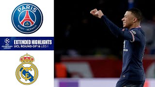 PSG vs Real Madrid Extended Highlights  Round of 16  Leg 1  CBS Sports Golazo [upl. by Richara578]