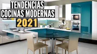 Cocinas Modernas 2021 Tendencias En Decoracion De Interiores [upl. by Acinomad493]