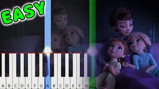 Frozen 2  All Is Found  EASY Piano Tutorial animelovemen [upl. by Nimajaneb]