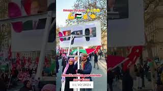 Manifestation parisienne pour Gaza🍉😂viralindiapakistanshortsfeedtrending [upl. by Ahsinnek]