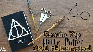 Harry Potter Kendin Yap Okul Eşyaları DIY Okula Dönüş [upl. by Florentia]