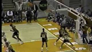 Georgia Tech  LSU 1990 Basketball  Dennis Scott 3Pointer [upl. by Lombard7]