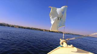 Private Nile Felucca From Aswan To Luxor [upl. by Htebesile373]