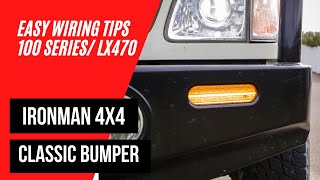 Ironman 4x4 Bumper Wiring Made Easy 100serieslandcruiser lx470 [upl. by Rita]