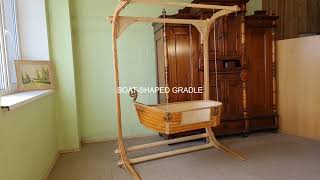 Boatshaped cradleBed Veneer gluingBending of the lamellae How to make a wooden products [upl. by Ayamahs]