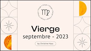 Horoscope Vierge ♍️ Septembre 2023 📝 par Christine Haas [upl. by Kired]