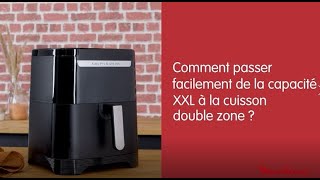 MOULINEX  Easy Fry amp Grill XXL  comment passer en cuisson double zone [upl. by Ahser219]