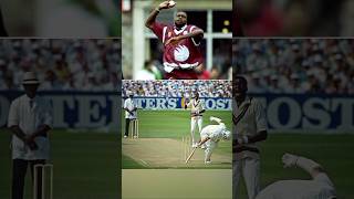 Curtly Ambrose The Most Dangerous Fast Bowler in Cricket History trendingshorts cricket [upl. by Genesia]