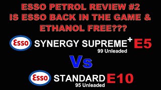 Has ESSO Listened amp Given us ETHANOL FREE Petrol⛽ Esso Synergy Supreme 99 E5 Vs Esso E10 Fuel 622 [upl. by Annawek]