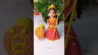 😍Durga maa murti make by super clay clayart clay diy shorts trending [upl. by Dedrick]