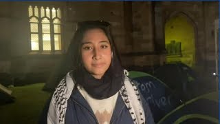 Students set up Gaza solidarity camps at Australian universities [upl. by Ahsinned]