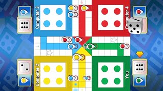 LUDO GAME IN 4 PLAYERS  LUDO KING GAME IN 3 PLAYERS MATCH  Ludo King Gameplay [upl. by Markland]