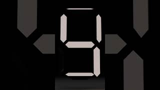 7 segment display animation in blender [upl. by Hewie]