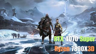 RTX 4070 Super  Ryzen 7 7800X3D  Test in God of War Ragnarök [upl. by Barby970]