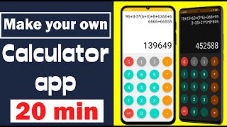 How to make a Calculator in Android Studio  2024 [upl. by Blaze]