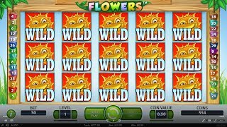 Hacking into online casino slot machine Flowers  MAX WIN [upl. by Toddy]