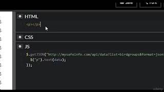 11 jQuery getJSON Method [upl. by Idnim478]