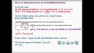 havo A 74 B Verschillende notaties voor betrouwbaarheidsintervallen [upl. by Huskey]