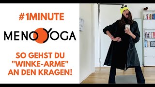 Bye bye Winkearme  Was hilft gegen wackelnde Oberarme 1minuteyoga Übung für straffe Arme [upl. by Ebocaj]