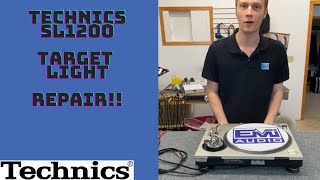 Technics SL1200 Target Light Replacement at EMI Audio [upl. by Cassella869]