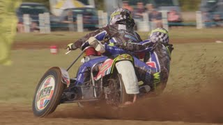 1000cc Sidecar Racing  Dalton Barracks Grasstrack Action [upl. by Pippa]