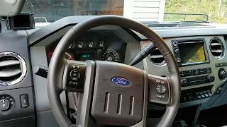 How To Adjust amp Straighten Your Ford F250 F350 Super Duty Steering Wheel [upl. by Aerdnna]