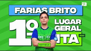 Farias Brito  1º Lugar Geral do Brasil no ITA [upl. by Malena407]