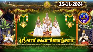 Srivari Kalyanotsavam  Tirumala  SVBC2 Tamil  25112024  SVBC TTD [upl. by Gnivre]