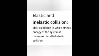 Elastic and Inelastic Collision [upl. by Ofilia595]