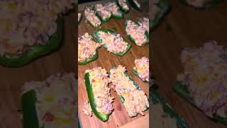 Kielbasastuffed Jalapeño Poppers cooking meatthechef smoke foodie [upl. by Acyssej687]