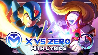 Megaman X5  X vs Zero One Hour  With Lyrics [upl. by Dobson]