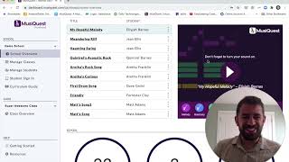 MusiQuest Dashboard Walkthrough [upl. by Paquito]