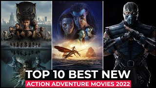 Top 10 Best Action Adventure Movies Of 2022  New Hollywood Action Movies Released in 2022 [upl. by Neilla]