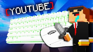 5 Minutes Unnicked Bedwars ASMR Keyboard and Mouse Sounds  Pikanetwork Bedwars [upl. by Danete473]