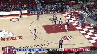 HIGHLIGHTS San José State at Fresno State Mens Basketball 1162024 [upl. by Harri]